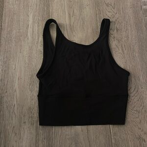 LULULEMON black ribbed tank